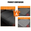 KHGUZ Leather Car Seat Cover, Vehicle Rear Bottom Seat Protector
