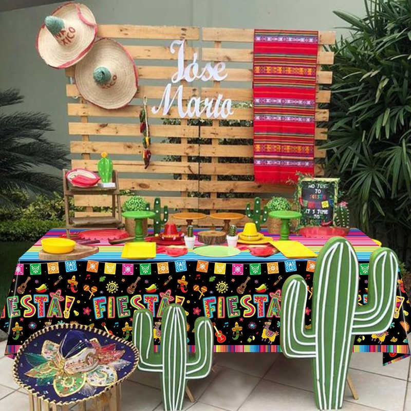 Dvaorc 6 Pack Cinco De Mayo Printed Fiesta Mexican Table