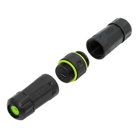 NFHK M20 Locking IP68 Waterproof Type-C 10Gbps USB 3.1 Female to USB-C Female Extension Adapter Coupler