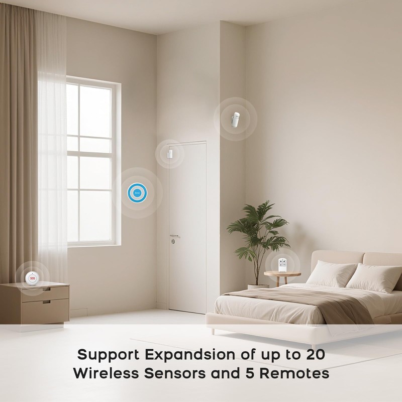 XNY Smart Home Security Systems, Wireless Home alarm systems with