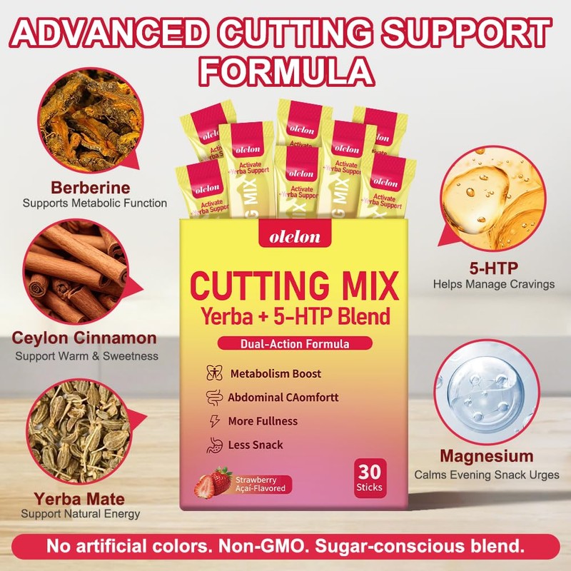 OLELON Cutting Mix Drink - Vegan, Sugar-Free, Non-GMO