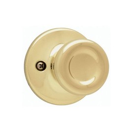 Kwikset Tylo Half-Dummy Knob in Polished Brass
