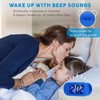 Plumeet Kids Alarm Clock Large Digital LCD Travel Alarm Clocks