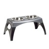 Bergan Elevated Double Bowl Feeder