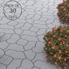 Pure Garden 30-Pack Polypropylene Interlocking Patio Deck Tiles - Weather-Resistant