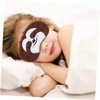Mikinona 2pcs Cute Plush Animal Eye Mask Soft Cartoon Blindfold