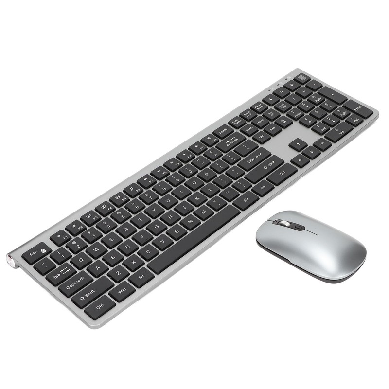 2.4G Wireless Keyboard and Mouse 108 Key Full Size Keyboard