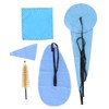 5Pcs Saxophone Cleaning Swab Cloth Mouthpiece Brush Cleaning Care Kit