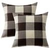OTOSTAR Set of 2 Classic Buffalo Check Plaid Throw Pillow