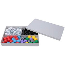 GLOGLOW Molecular Model Kit, 140 Pcs Molecular Model Kit Organic Chemistry Ball-and-Stick Chemistry Model Molecules Building Structure Set Teacher and Student Kit