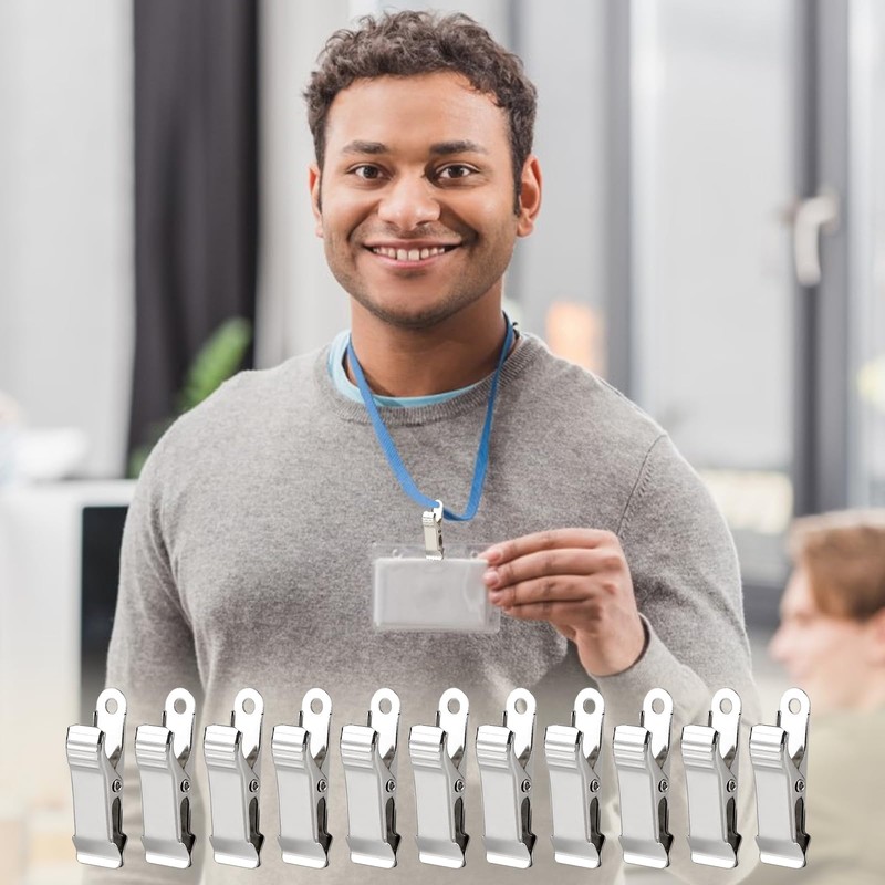 Pack of 40 Metal Clamps, 1.3 cm Wide Spring Clips,