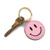 [Standard Factory] Smile Key Chain Key Ring Synthetic Leather, light