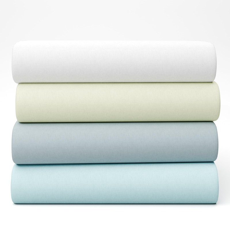 600 Thread Count Queen Bed Sheets Arctic White, Cotton Rich