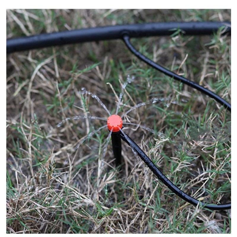 20Pcs Adjustable Irrigation Drippers, 360 Degree Water Flow Irrigation Drippers