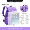 XSUIOY Quilted Backpack for Women Small Lightweight Puffer Backpack Nylon