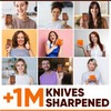 Knife Sharpener – Rolling Knife Sharpener Kit with Diamond Disc