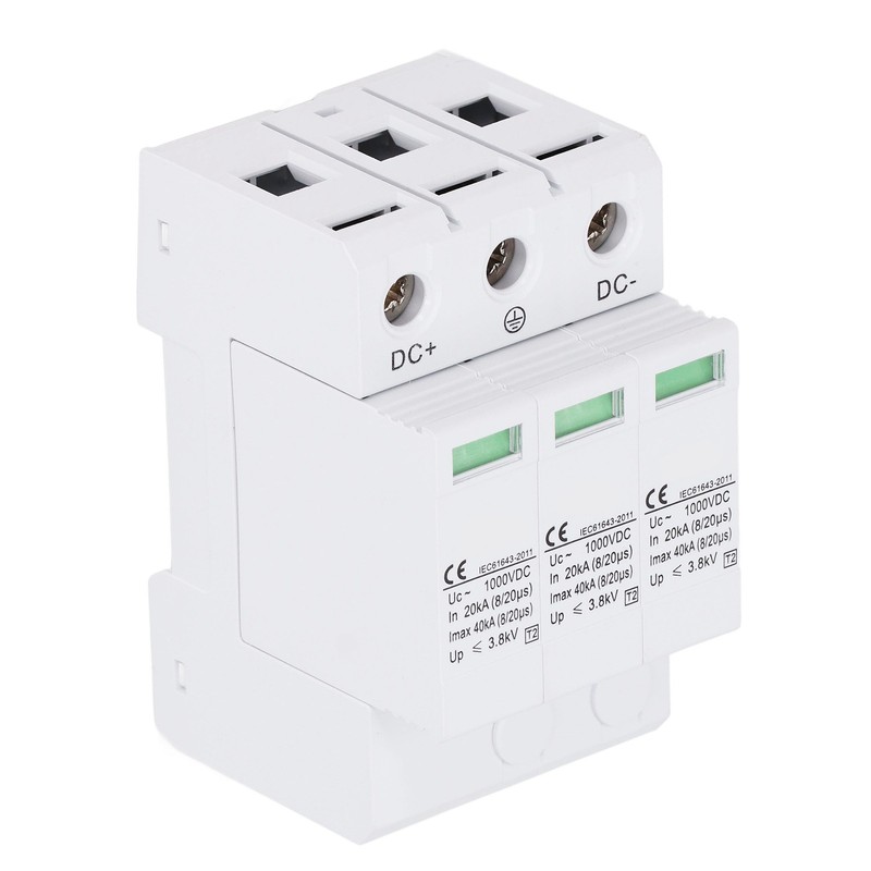 DC 1000V 40KA Surge Protector Arrester Protective Device for Photovoltaic