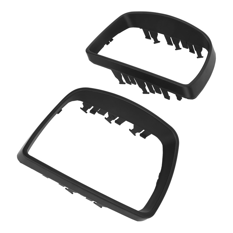 2PCS Car Rearview Mirror Frame Left Right Impact Resistant Protective