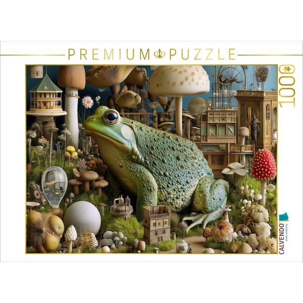 CALVENDO Puzzle Toad Magic in The Garden | Size