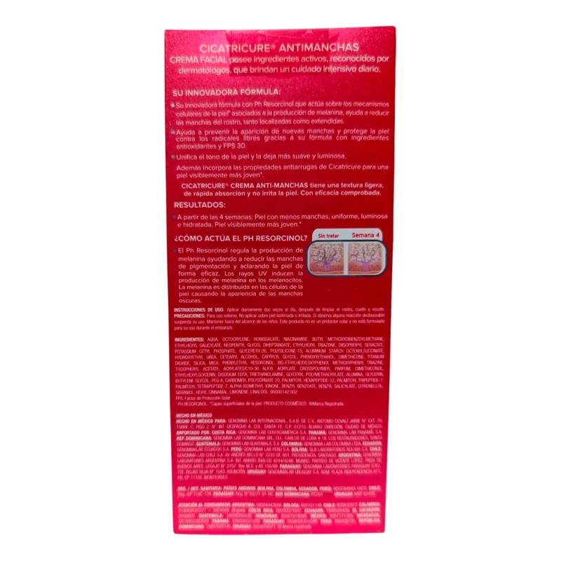 Pack De 2 Cremas Anti Manchas Fps 30 Ph Resorcinol