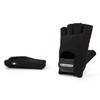 Contraband Black Label 5050 Mens Basic Leather Fingerless Weight Lifting