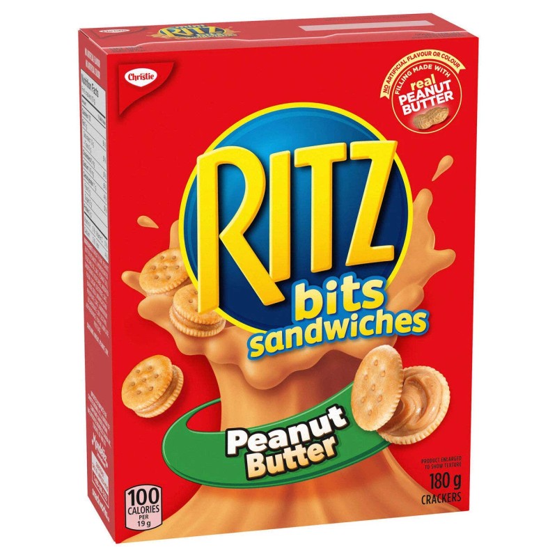 Ritz Bits Sandwiches Peanut Butter Flavour 180g/6.35oz {From Canada}