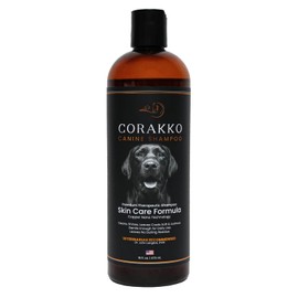 Corakko - Dog Shampoo for Allergies & Itching - Premium Therapeutic Skin Care Formula - Nano-Copper Technology - Conditions & Cleanses Leaving Coat Moisturized & Nourished with a Healthy Shine - 16oz