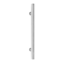 T-Model Door Handle Brushed Stainless Steel Diameter 20 mm Hole Spacing 200 mm