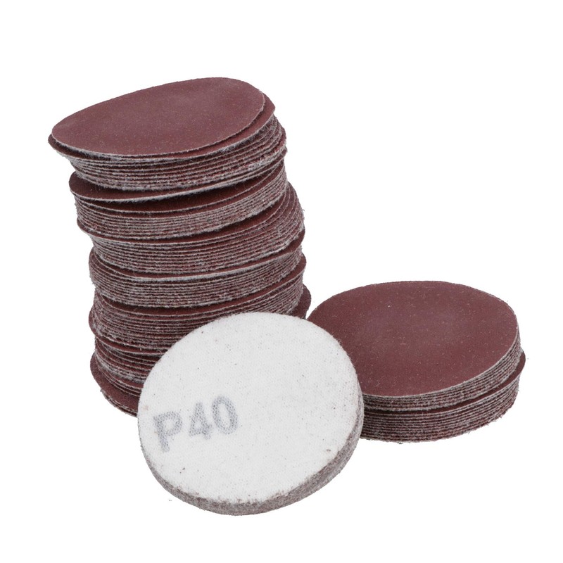 100 Pk Hook/Loop DA Sanding Grinding Abrasive Pad Mixed Grit