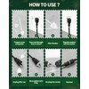 16 Pack Weatherproof Gaskets and Plug Covers with Anti-Loss Lanyard,