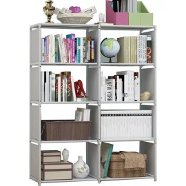 Estante cubo Adilier Adilier A01 gris - 80cm x 125cm x 27cm y 30mm de espesor - soporta hasta 20kg