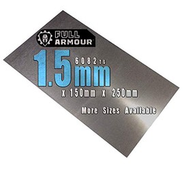 1.5mm Aluminium Sheet Plate (150mm x 250mm (2 pack))