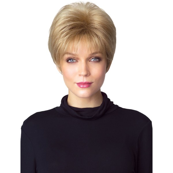 Samy Synthetic Wig by Rene of Paris in Silver Stone, Cap Size: Average, Length: Short