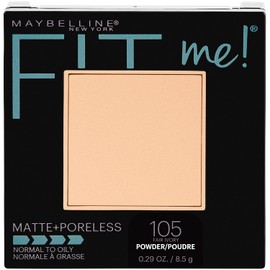 Maybelline New York Fit Me Matte + Poreless Pressed Face Powder Makeup, Fair Ivory, 0.29 Ounce, Pack of 1