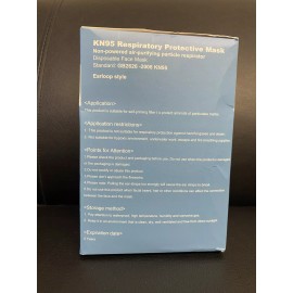 AOXING **50 PACK** KN95 Disposable Face Mask GB2626-2006 Respiratory Protective Mask