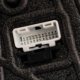 TRQ Left Mirror Manual Folding with Housing Turn Signal with Textured Black Cover Drivers Side Compatible with 2022-2024 Toyota Tundra TO1320433