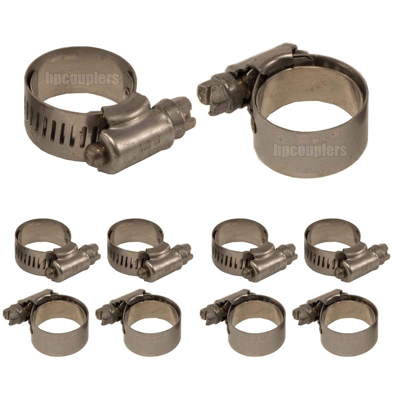 High Performance Silicone Heater Hose Clamps - For 5/8" ID