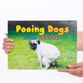 2025 Wall Calendar Monthly Planner Family Home Office Organiser A3 Month to View (Dogs)