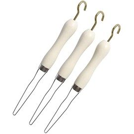 3PCS Button Hook and Zipper Puller Helper One Hand Buttons aids, Button Assist Device, Button Hook Dressing Aids for Seniors, Arthritis, Fibromyalgia, Parkinsons, Independent Living(with a Hook)