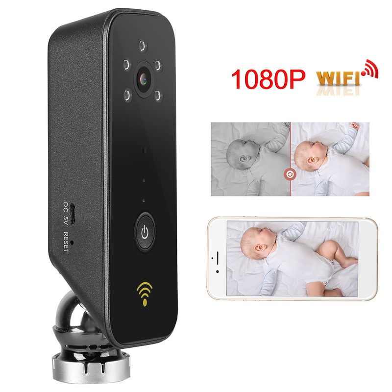Mini 1080P Wifi Wide Angle P2P Ir cUT night Vision
