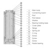 Pneumatic Rotating Connector Aluminum Alloy Multi Channel High Speed 360°