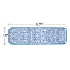 CleanAide Flat Microfiber Mop Pad 18 Inches, Blue