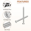 DTGN 30Pcs #12x3" Flat Head Wood Screws, 304 Stainless Steel