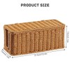 Rattan Cable Organiser Box, Handmade Cable Box with Lid, Organiser