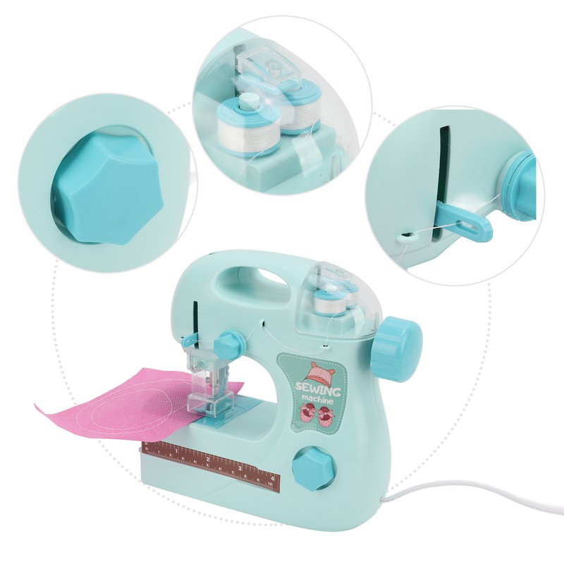 Mini Sewing Machine Kids Beginner Sewing Machine Toy Kit Small