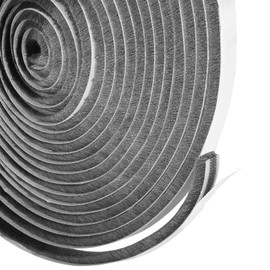 33Ft Brush Weather Stripping Strong Adhesive Door Seal Strip Soundproofing Fuzzy Felt Weatherstripping for Sliding Window Door Frame Pile Weatherstrip Draft Stopper (0.35" Wide x 0.2" Thick)