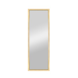 MCS 23x66 Mercer Leaner Wall Mirror, Gold Full Length Wall Leaning Mirror, Vertical & Horizontal Wall Hanging Mirror for Bedroom, Bathroom, Entryway & Livingroom