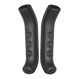 HARFINGTON 1 Pair Bike Brake Lever Cover Silicone Brake Lever Grip Protector Anti-Slip Brake Handle Protection Covers Sleeve for Mountain Road Bike Cycling, Black