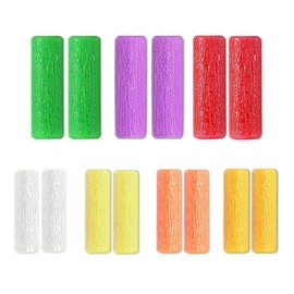 14 PCS Aligner Chewies for Tray Seaters, Dental Teeth Chewies, Orthodontic Chewables Orthodontic Chews for Tray Retainers (Original + Mint + Mango + Strawberry + Grape + Orange + Lemon) (Color)