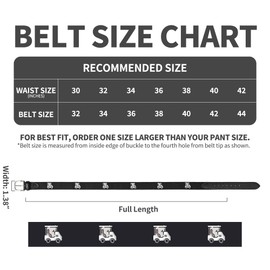 Mile High Life Golf Belts for Men, Canvas Belt with Genuine Leather Tips, Embroidered 2 Layer Web Belt with Pin Buckle